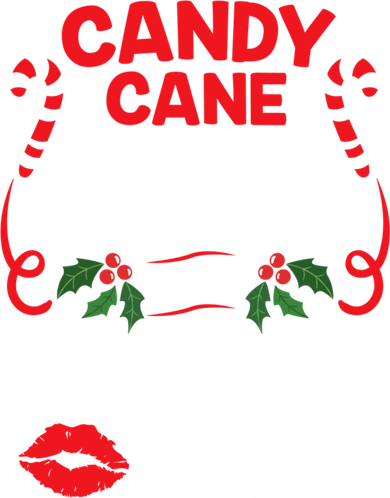Candy Cane Wishes And Mistletoe Kisses Christmas Costume Mousepad