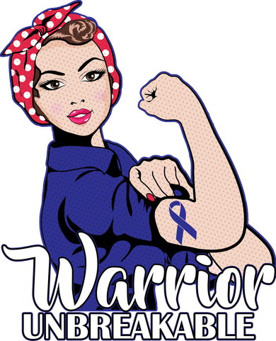 Colon Cancer Unbreakable Warrior Pajama Set