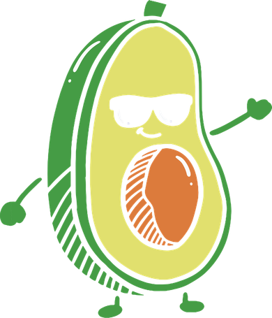 Cute Dancing Avocado Guacamole Avocado Graphics Bucket Hat