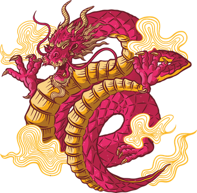 Chinese Dragon Creature T-Shirt