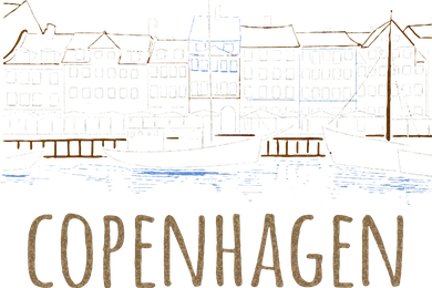 Copenhagen Denmark Coaster