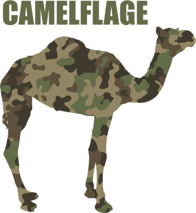 Camel Dromedary Dessert Animal Cool Gift Camel Camelflage Gift Coaster