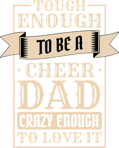 Cheer Dad Design for Cheerleading Father's day Button