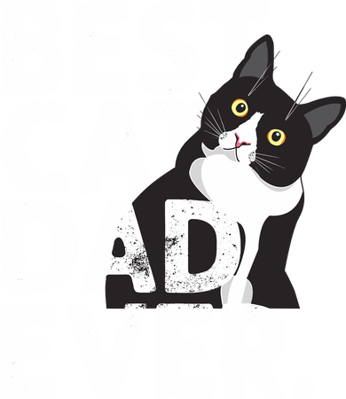 Cat Daddy Father Gift Best Cat Dad Ever Kids Hoodie