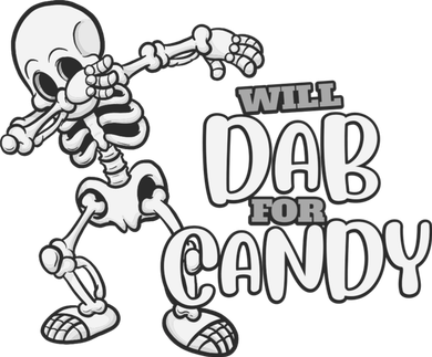 Cute Dab For Candy Halloween Funny Toddler T-Shirt