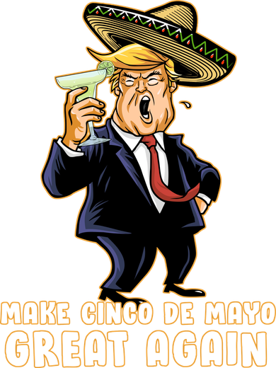 Make Cinco De Mayo Great Again Doggie Tank