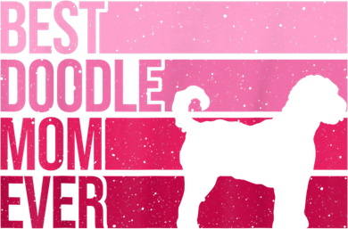 Cool Doodle Mom Art Women Aussiedoodle Goldendoodle Dog Women's Sweatshirt