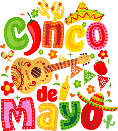Cinco De Mayo Golf Towel