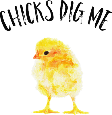 Chicks Dig Me Real Chick Happy Easter Women's T-Shirt
