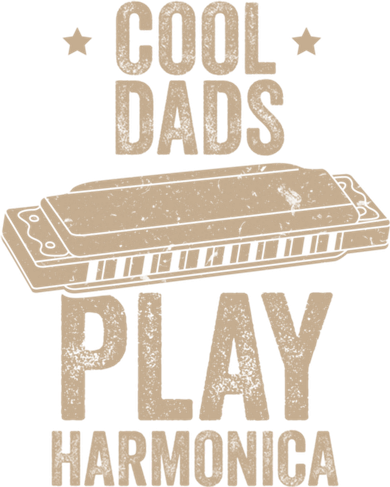 Cool Dads Play Harmonica Harmonica Gift Musician Blues Gift Toddler T-Shirt