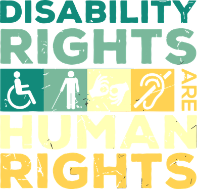 Cool Disability Rights Are Human Rights Support Caregivers Women's T-Shirt