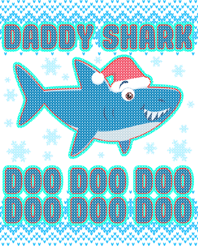 Christmas Daddy Shark Doo Doo Doo Women's Sweatshirt