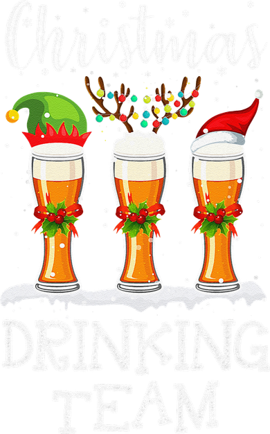 Christmas Drinking Team Holiday Season Xmas Beer Lover Kids T-Shirt