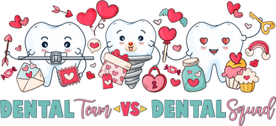 Cute Dental Team VS Dental Squad Backpack