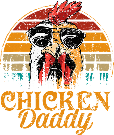 Chicken Daddy Vintage Poultry Farmer Fathers Day Kids Sweatshirt