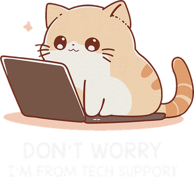 Cat DonT Worry IM From Tech Support Women's Tank Top