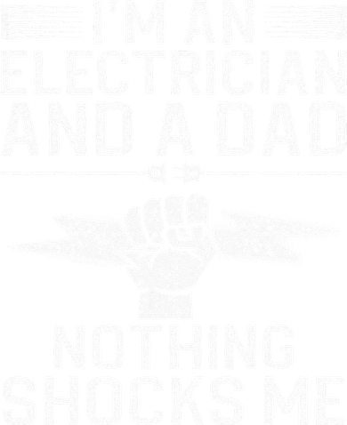 Cool Electrician Design For Dad Professional Electrician Kids T-Shirt