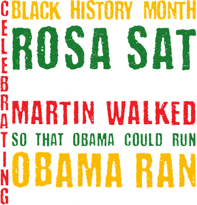 Celebrating Black History Month Rosa Martin Obama Women's T-Shirt