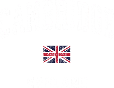 Cambridge England Vintage Athletic Sports Design Button