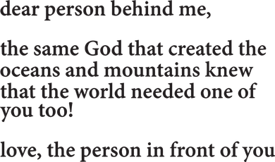 Carew Ellington You Are Loved Dear Person Behind Me Tote Bag