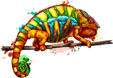 Chameleon From A Splash Women's Tank Top