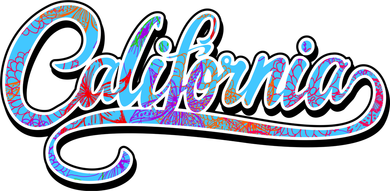 California Flower And Palm Doggie Tank