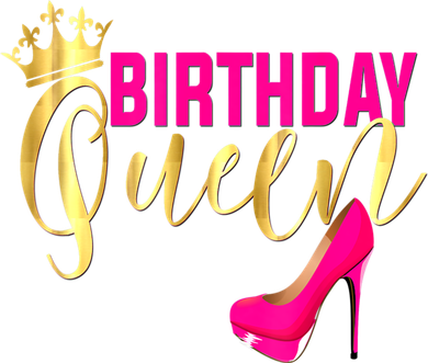 Cute Funny Birthday Queen Gift Girly Pink Shoe Crown Wo Birthday Women's Sweatshirt