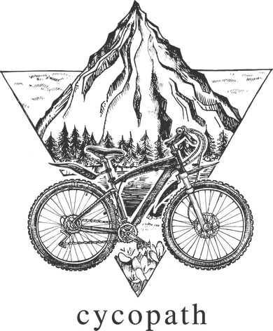 Cycopath Funny Cycling  Magnet