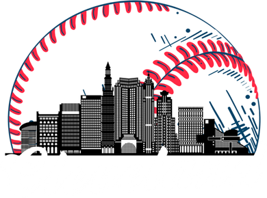 Cute Funny Cleveland Baseball Skyline Retro Women's Long Sleeve Shirt