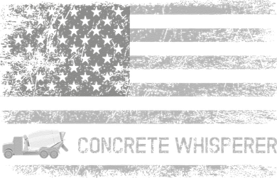 Concrete Finisher Concrete Whisperer American Flag Patriotic Backpack