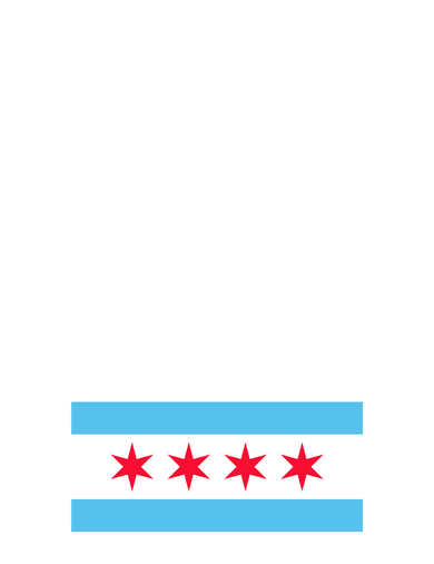 Chicago For Donald Trump 2024 Flag Button
