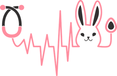 Cute Funny Easter Bunny Heart Beat Stethoscope Kids Long Sleeve Shirt