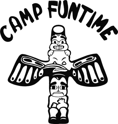 Camp Funtime, Gift, Punk, Rock, Retro, Summer Toddler Hoodie