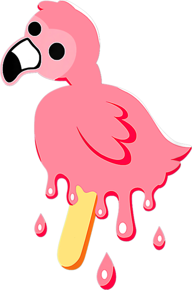 Cute Flamingo Merch Mrflimflam Bird Popsicle Ice Cream Day Gift Kids Sweatshirt