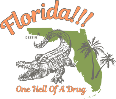 Crocodile Florida One Hell Of A Drug Ttpd Women's T-Shirt