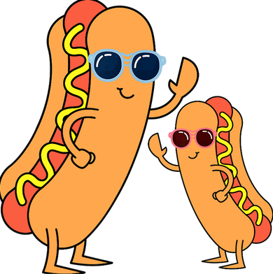Cool Franks Sausages Weiner Fast Food Sunglasses Hot Dog Women's Dry Zone Grid Polo