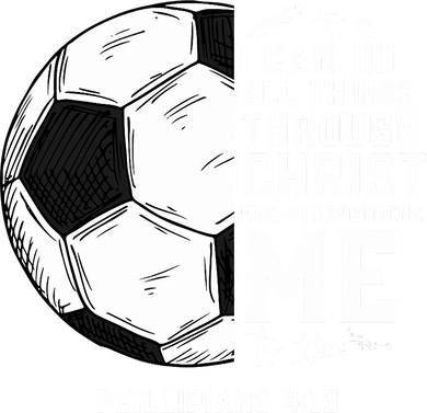Christian Funny Soccer Men Boys Religious Ceramic Ornament