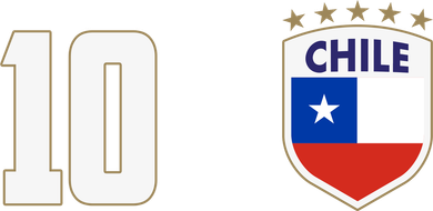 Chile Flag Shield Logo Futbol Soccer World Cup Coaster