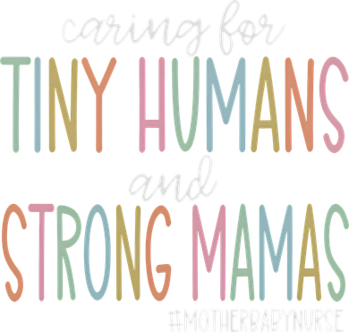Caring For Tiny Humans And Strong Mamas Mother Baby Nurse Mother Baby Unit Women's Dry Zone Grid Polo