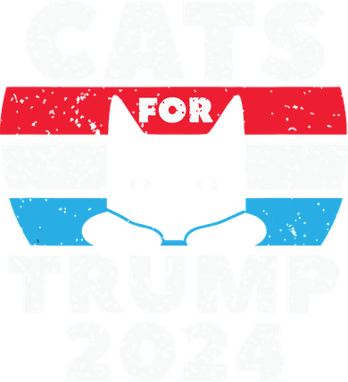 Cats For Trump 2024 Election Bucket Hat