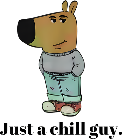 Chill Guy Dog Meme Funny Chill Guy Meme Kids T-Shirt