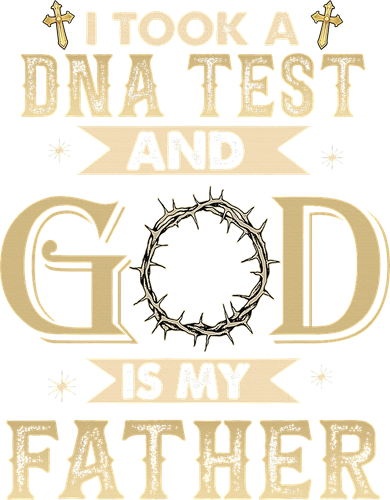 Christian Gift I Took A DNA Test and God Is My Father Coaster