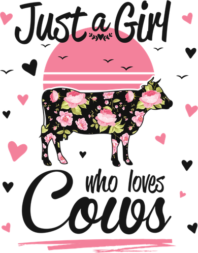Cow Gift Just A Girl Who Loves Cows Cool Gift Baby Bodysuit