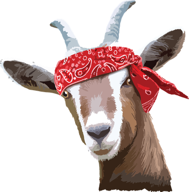 Cute Goat Lover Art For Women Girl Farm Animal Lover Beanie