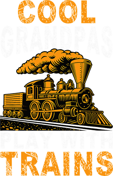 Cool Grandpas Play With Trains Locomotive Train Grandpa Women's Hoodie