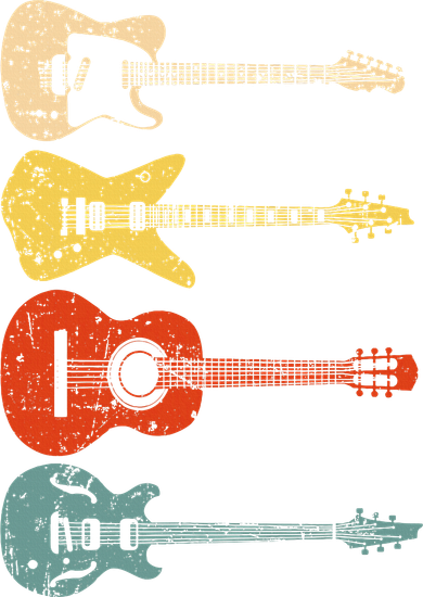 Cool Guitar Players Art Vintage Acoustic Guitarist Hat