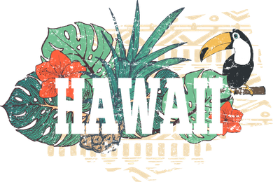 Tropical Paradise Classic Hawaii Bird Tumbler