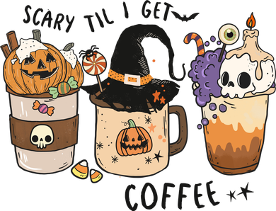 Coffee Halloween Toddler Hoodie
