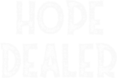 Cute Hope Dealer Uplifting Graphic Positive Coaster