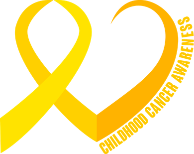 Childhood Cancer Awareness Yellow Ribbon Heart Baby Bodysuit